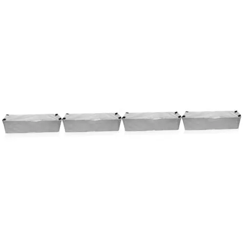 Produktbild: POPETPOP 4 Stück Staubschutz für Brennholzständer Outdoor-Accessoire Outdoor-Möbel faltbare abdeckhaube gartenmoebel abdeckung Regenfeste Abdeckung für Feuerstellen Möbelabdeckung Halbmond