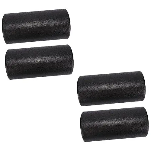 Produktbild: POPETPOP 4 Stück Yoga-säule Yoga-rollenmassagegerät Muskelregenerations-massagegerät Yoga-Zylinder Yoga-Stein Für Fitness Massage-Tools Schaumstoffrolle Für Den Rücken Muskelrolle Black Epp