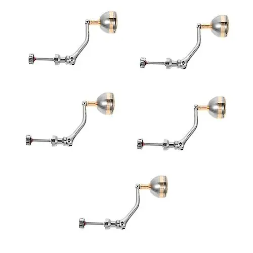 Produktbild: POPETPOP 5St Angelrollenwippe Ersatzgriff Angelrolle Praktisch drehbarer Rollengriff Angelrolle Griff ersetzen drehbare Rollengriffe umrüsten Spule Befestigung Griffigkeit rotieren Zubehör