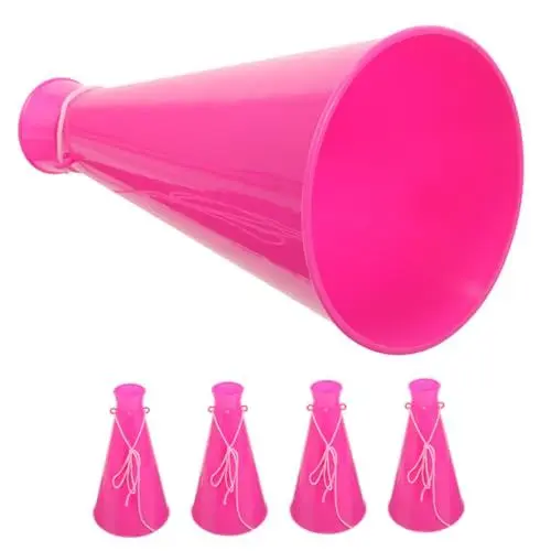 Produktbild: POPETPOP 5st Lautsprecher Jubelnde Megafone Hornspielzeug Für Kinder Krachmacher Bei Sportwettkämpfen Aktivitäten Krachmacher Megafon-Requisite Krachmacher Im Freien Party-Horn Rosy Plastik