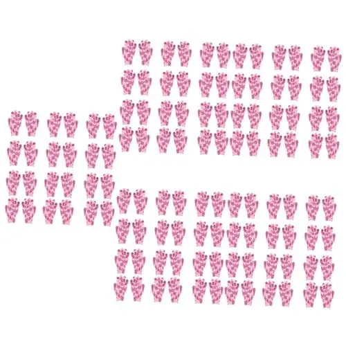 Produktbild: POPETPOP 60 Paar Bedruckte Handschuhe Schützende Arbeitshandschuhe Fäustlinge Gartenhandschuhe Schützender Fäustling Gartenarbeit Mit Nitrilbeschichtung Schutzhülle Werkzeug Rosa Pu Nylon