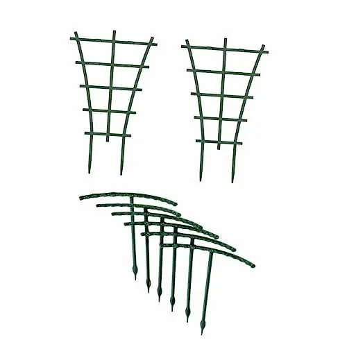 Produktbild: POPETPOP 8st Weinstock Klettern Mini-klettergitter Kleines Indoor-spalier Pflanzenstützpfahl Klettergerüst Für Den Garten Pflanzenunterstützung Blumenunterstützung Pp-Material Drinnen