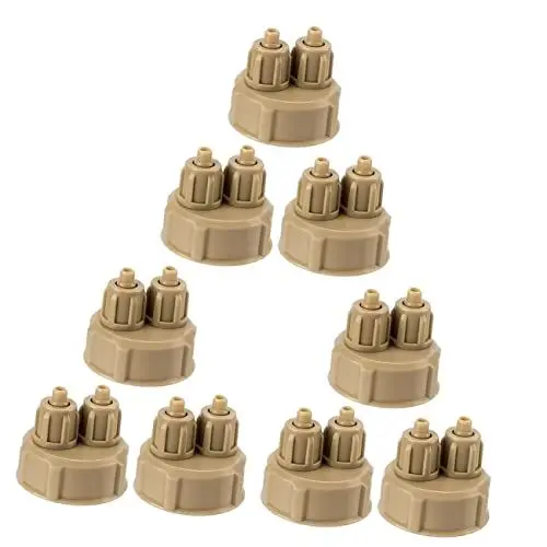Produktbild: POPETPOP Kohle Stücke Aquarium 9 STK Kohlendioxid Selber Machen System Zubehör Für Aquarium Kohlendioxid-reaktor Aquarium Tragbare -Kappen -kapseln DIY Schnelle Drehung Ausrüstung Abs