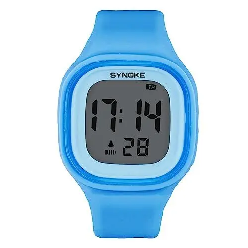 Produktbild: POPETPOP Betrachten Elektrische Uhr Nachtleuchtende Outdoor-Sportuhr - Led-Bildschirm Uhr Elektronische Einfache Uhr Armbanduhr