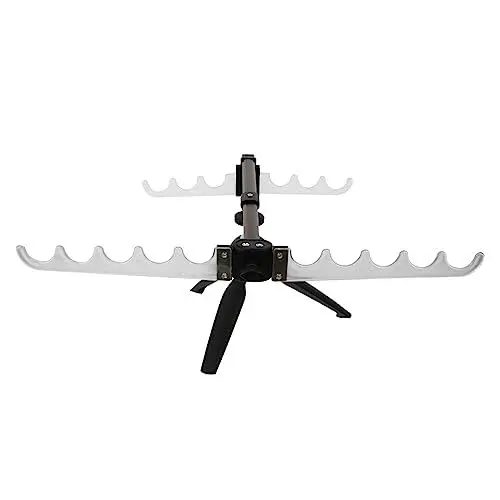 Produktbild: POPETPOP Multi-Funktion Angelrutenhalter Mit Verstellbarem Design Leuchtender Ständer Für Angel Und Eisfischen Für Mehrere Ruten Und Entspannte Angelausflüge