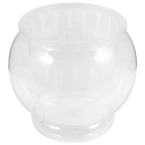 Produktbild: POPETPOP Kunststoff Fisch Schüssel Tisch Aquarium Hydrokultur Blumentopf Tank Aquarium Büro Fisch Tank
