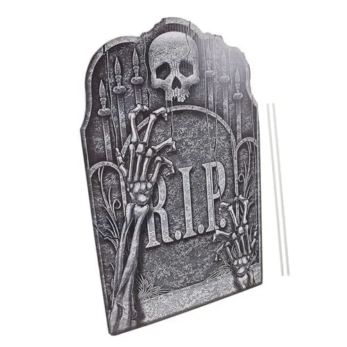 Produktbild: POPETPOP Grabstein-Requisiten Dekor Halloween-grabstein Grabsteine Grabstein Für Halloween Grabstein Aus Schaumstoff Ornament Werbetafel Uv