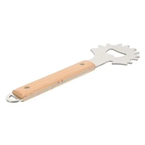 Produktbild: POPETPOP Grillspatel Grillschaber Grillreinigungsschaber Grillreiniger Schaber BBQ grillschrank grillzubehör Werkzeug Grill Zubehör Grillrost Schaber sauber Kratznetz hölzern