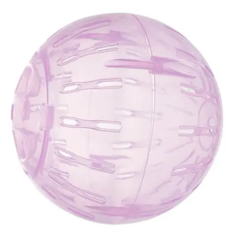 Produktbild: POPETPOP Hamster-Gymnastikball Hamster Joggingball Laufendes Hamsterrad Hamsterhaus Zwerg Hamster-Fitnessball Kleiner Hamstergymnastikball Hamster läuft Bälle Chinchilla Laufbälle Abs Rosa