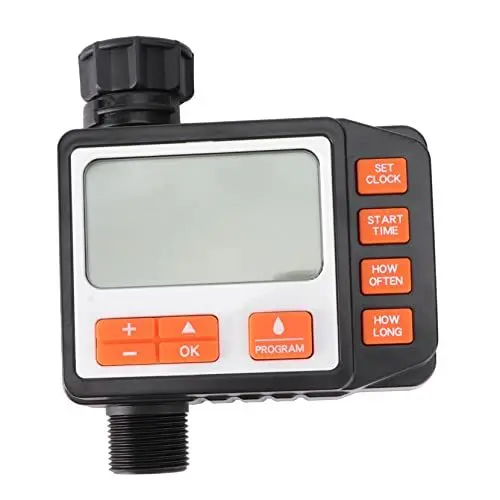 Produktbild: POPETPOP Sprinkler Timer Für Gartenbewässerung Digitaler Batterieloser Bewässerungscontroller Mit Großem Display Und Langlebig Für Rasen Garten Und Pflanzenpflege