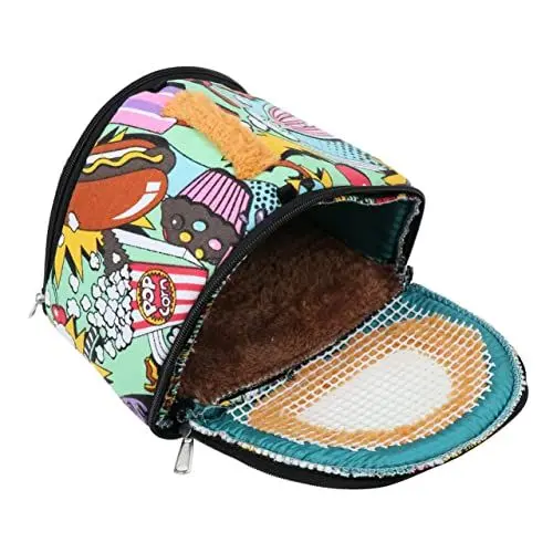 Produktbild: POPETPOP Lebewesen Winzige Tiere Kleine Viecher Reiserucksack Transportbox Für Hamster Tragetasche Für Haustiere Transportbox Für Haustiere Reisen Hase Chinchilla