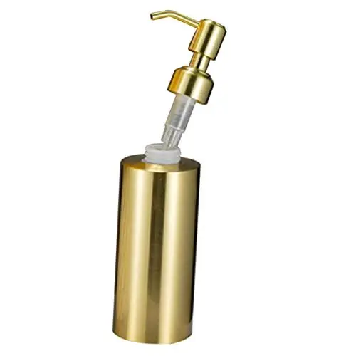 Produktbild: POPETPOP Lotionsflasche nachfüllbarer Lotionspender leeren Shampoospender Stainless Steel inoxlm Spender für flüssige Handseife Goldendoodle-Shampoo Duschflasche vom Typ Press Pumpflasche