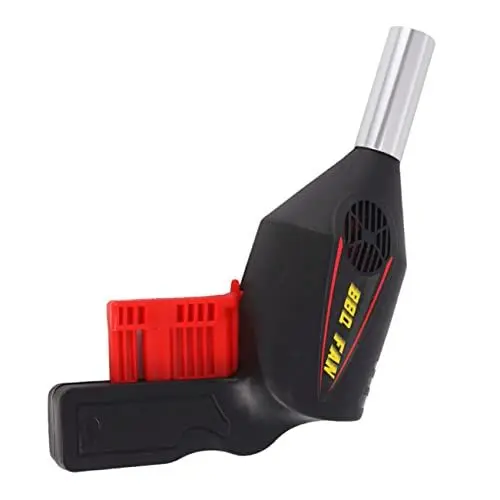 Produktbild: POPETPOP Kleiner Grillventilator Handgrillzubehör Grillgebläse Handpresse Manueller Grillventilator Luftgebläse für Das Kochen Im Freien