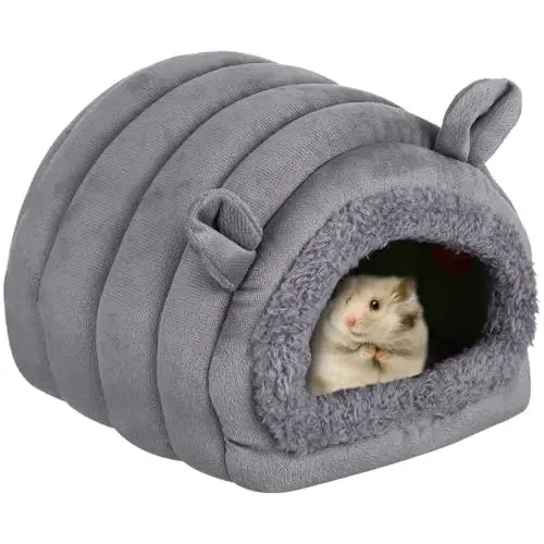 Produktbild: POPETPOP Meerschweinchen Haus - Warmes, Waschbares Kleintier Zubehör für Hamster, Chinchillas, Kaninchen und Meerschweinchen