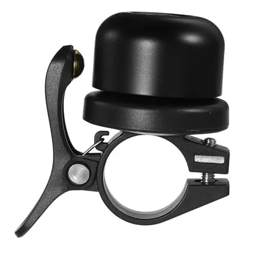 Produktbild: POPETPOP Mountainbike-Glocke Mountainbike-Klingel Fahrradklingel Kupferklingel Mountainbike zubehör Straßenglocken läuten tragbare Glocken praktische Klingelglocken Rennradklingel Black
