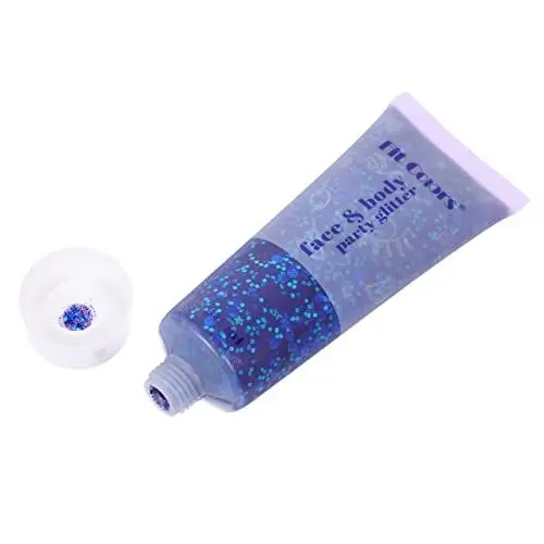 Produktbild: POPETPOP Pailletten-gel Make-up Klobiger Glitzer Glitzerkleber Make-up Festival-glitzer-gel Kosmetischer Gesichtsglitter Funkeln Schönheit Klobiger Glitzer Gel Für Nägel Gel Schimmern Haar
