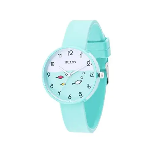 Produktbild: POPETPOP Quarzuhren Digitaluhr Für Herren Lässige Mädchenuhr Minimalistische Herrenuhr Lässige Quarzuhr Teenageruhr Studentenuhr-dekor Cartoon-quarzuhr Spielzeug Kind Anzahl Kieselgel