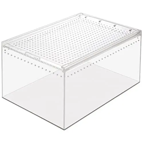Produktbild: POPETPOP Insektenkäfig Reptilienversteck Kreativer Futterbehälter Kleiner Züchter Box Reptilien Gehäuse Schnecke Futterbehälter Für Zuchtbecken Für Aquarien