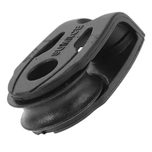 Produktbild: POPETPOP Rolle Bootszubehör Seilzubehör Segelschiff segelzubehör segler rostfrei Riemenscheiben-Fitnessstudio Seilzug Flaschenzug für Segelboote Riemenscheibe für Segelboote Nylon Black