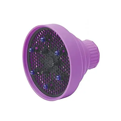 Produktbild: POPETPOP Klappbarer Silikon Haartrockner Diffusor Für Lockiges Und Welliges Haar Einsetzbar Platzsparend Und Leicht Für Reisen Und Zuhause