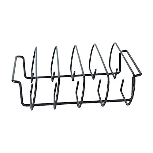 Produktbild: POPETPOP Tragbares Steak Grillgestell Für Outdoor Gartenpartys Robust Wiederverwendbar Ideal Für Rippchen Und Steaks Perfekt Grillzubehör Für Camping Und BBQ Spaß