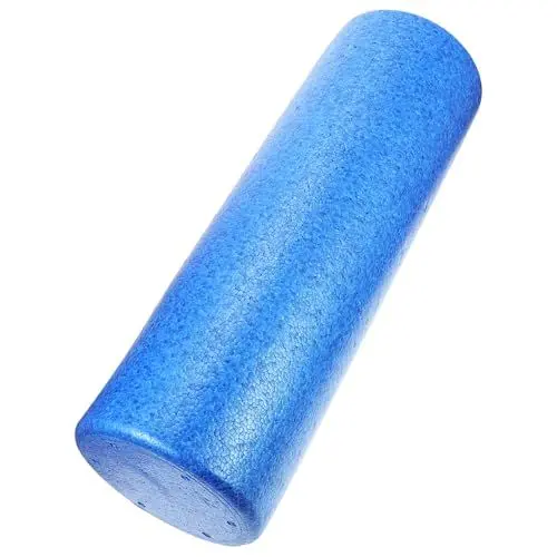 Produktbild: POPETPOP Yoga-Säule Massagerolle Muskel Schaumstoffrollen-Massagegerät Triggerpunkt-Schaumstoffrolle Massage-Tools sportgeräte Sport geräte Körpermassagegerät Körpermassagesäule epp Blue