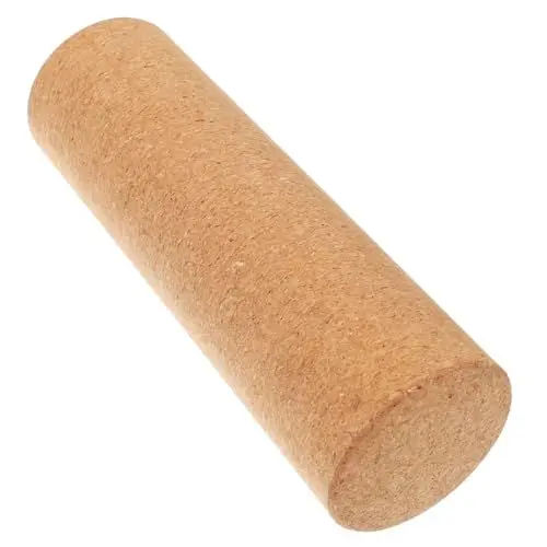 Produktbild: POPETPOP Yoga Massageroller Aus Kork Praktischer Yoga-zylinder Für Balance Und Flexibilität Für Rücken Beine Und Arme Rutschfest Und Vielseitig Einsetzbar