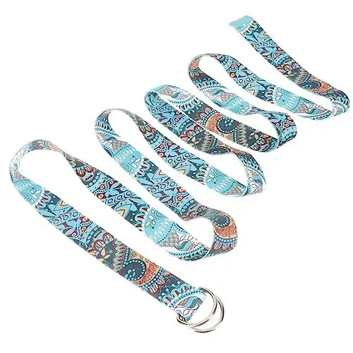 Produktbild: POPETPOP professionelle Yogaband fitnessband fitnessbänder Fitness-Stretchband elastische Übungsbänder Wiederverwendbares Yogaband kompaktes Übungsband Professioneller Yogagurt Polyester