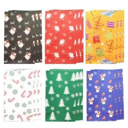 Produktbild: POPOYU 18 Stück Geschenktüten Weihnachten, Klein Weihnachtstüten für Adventskalender zum Befüllen, Weihnachtstüten Papiertüten Xmas mit 18 Aufkleber, Kraft Papier Geschenk Tüten für Weihnachten Party
