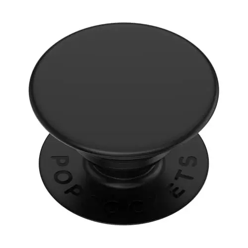 Produktbild: PopSockets 800470 Austauschbares PopTop - Einziehbarer Griff und Ständer für Smartphones und Tablets - Schwarz
