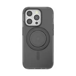 Produktbild: PopSockets iPhone 15 Pro Hülle mit rundem Telefongriff kompatibel mit MagSafe, Handyhülle für iPhone 15 Pro, kabellos aufladbar - Aura