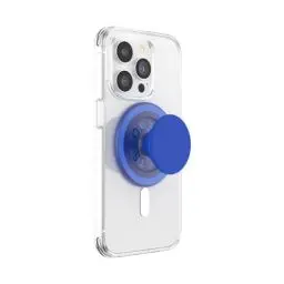 Produktbild: PopSockets: PopGrip Round für MagSafe - Inklusive Adapterring für MagSafe - Ausziehbarer Sockel und Griff mit einem Austauschbarem Top für Smartphones und Hüllen - Cobalt