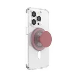 Produktbild: PopSockets: PopGrip Round für MagSafe - Inklusive Adapterring für MagSafe - Ausziehbarer Sockel und Griff mit einem Austauschbarem Top für Smartphones und Hüllen - PopOut Basic Clay