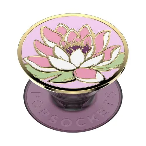 Produktbild: PopSockets: PopGrip - Ausziehbarer Sockel und Griff mit einem Austauschbarem Top für Smartphones und Tablets - Water Lily