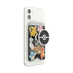 Produktbild: PopSockets PopWallet+ mit Integriertem Austauschbarem PopTop für Smartphones und Tablets - Pokémon - Pokémon Party