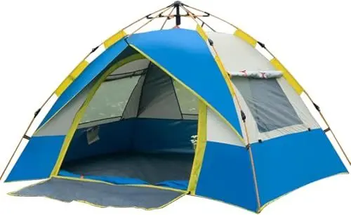 Produktbild: Pop-Up Water Automatic Camping Tent für Familiencamping-Wandern (Für 3-4 Personen)