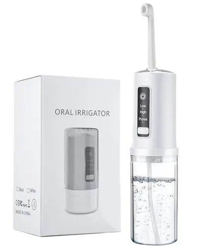 Produktbild: Portable Electric Tooth Cleaner Rechargeable Oral Irrigator Dental Shower Double Water Teeth Flosser Waterproof Oral Irrigator for Cleaning