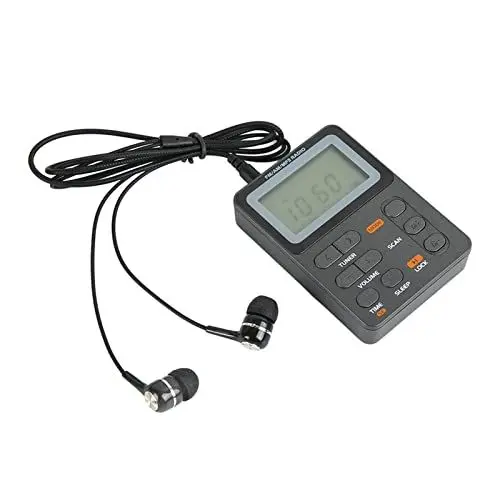Produktbild: Portable Radio Pocket AM FM Radio, Wiederaufladbares Stereo Radio mit Verarbeitungschip, Kopfhörer, Starker Empfang, 500 mAh Akku, für Senioren, die Fitness Gehen