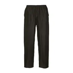 Produktbild: Portwest Klassische Regenhose für Erwachsene, Größe: 6XL, Farbe: Schwarz, S441BKR6XL