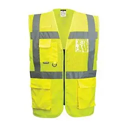 Produktbild: Portwest MADRID MESH AIR EXEKUTIV WESTE, Größe: XXL, Farbe: Gelb, C496YERXXL