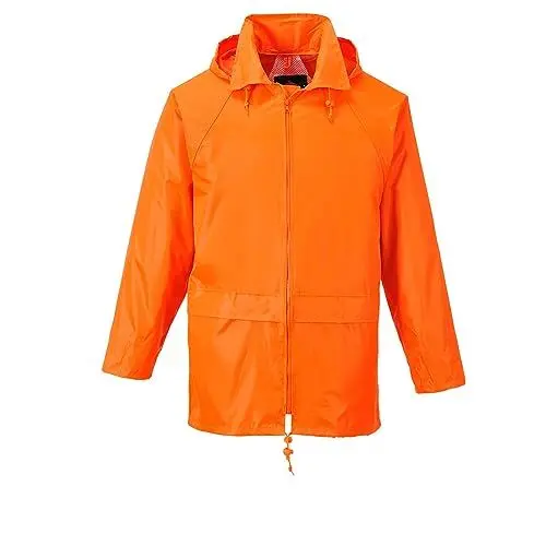 Produktbild: Portwest S440 Herren Leichte Wasserdichte Klassische Regenjacke Orange, L