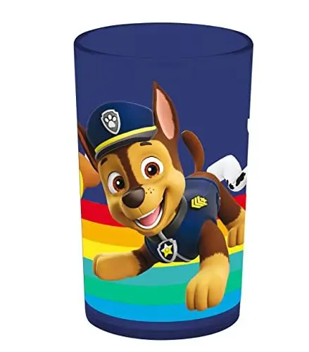 Produktbild: P:os 29964049 PAW Patrol - Trinkbecher für Kinder mit beliebtem Paw Patrol Motiv, wiederverwendbarer Kunststoff-Becher mit ca. 250 ml Fassungsvermögen, Trinkgefäß für Kaltgetränke