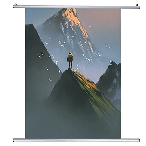 Produktbild: Posterschiene Posterleiste Posterleisten Posterrahmen Alu Poster Aufhänger Halter Klemmschiene Halter Rahmen Leisten Posterhalter Bilderrahmen Bilderleiste Posterclip 100cm für Kunstwerk Büro Deko