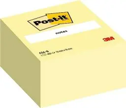 Produktbild: Post-it Haftnotiz-Würfel Kanariengelb, 1 Block mit 450 Blatt, 76 mm x 76 mm, Gelb - Selbstklebende Notizzettel für Notizen, To-Do-Listen und Erinnerungen