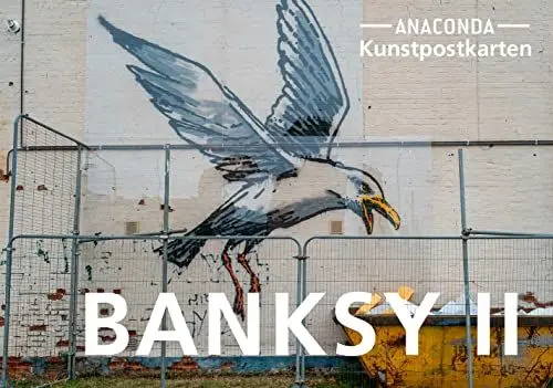 Produktbild: Postkarten-Set Banksy II: 18 Kunstpostkarten aus hochwertigem Karton. ca. 0,44€ pro Karte. Berühmte Banksy Bilder: Streetart zum Sammeln, Verschicken ... Postcrossing (Anaconda Postkarten, Band 61)