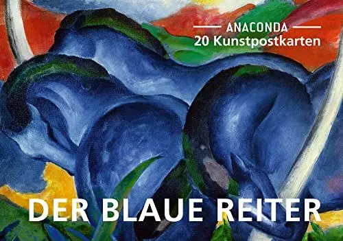 Produktbild: Postkarten-Set Der Blaue Reiter: 18 Kunstpostkarten aus hochwertigem Karton. ca. € 0,28 pro Karte (Anaconda Postkarten, Band 19)