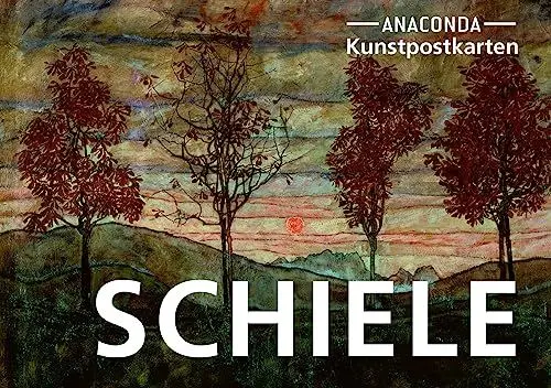 Produktbild: Postkarten-Set Egon Schiele: 18 Kunstpostkarten aus hochwertigem Karton. ca. 0,28€ pro Karte (Anaconda Postkarten, Band 51)