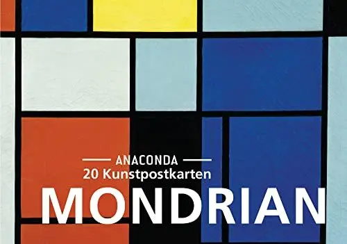 Produktbild: Postkarten-Set Piet Mondrian: 20 Kunstpostkarten aus hochwertigem Karton. ca. € 0,25 pro Karte (Anaconda Postkarten, Band 23)