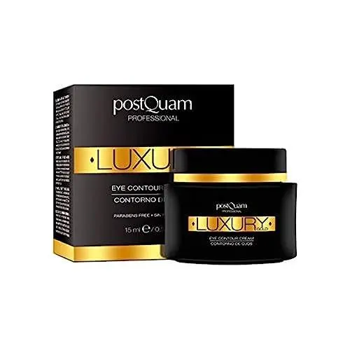 Produktbild: Postquam - Luxury Gold | Hyaluronsäure Creme, Augenkontur mit kolloidalem Gold, 15 ml