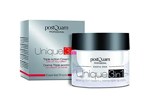 Produktbild: Postquam - Unique 3 in 1 | Triple Action Anti Aging Feuchtigkeitscreme für die Gesichtspflege: ernährend und Anti Falten mit 24-Stunden-Wirkung, 50 ml